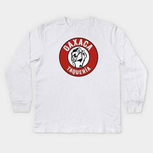 Oaxaca Logo Large Kids Long Sleeve T-Shirt